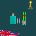 LED Sea Fishing Rod Tip Lights - Multi Coloured